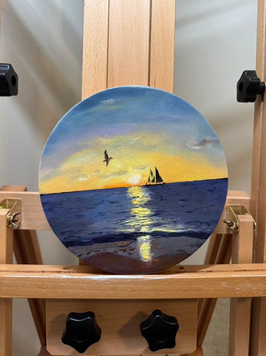 Sailing in the horizon